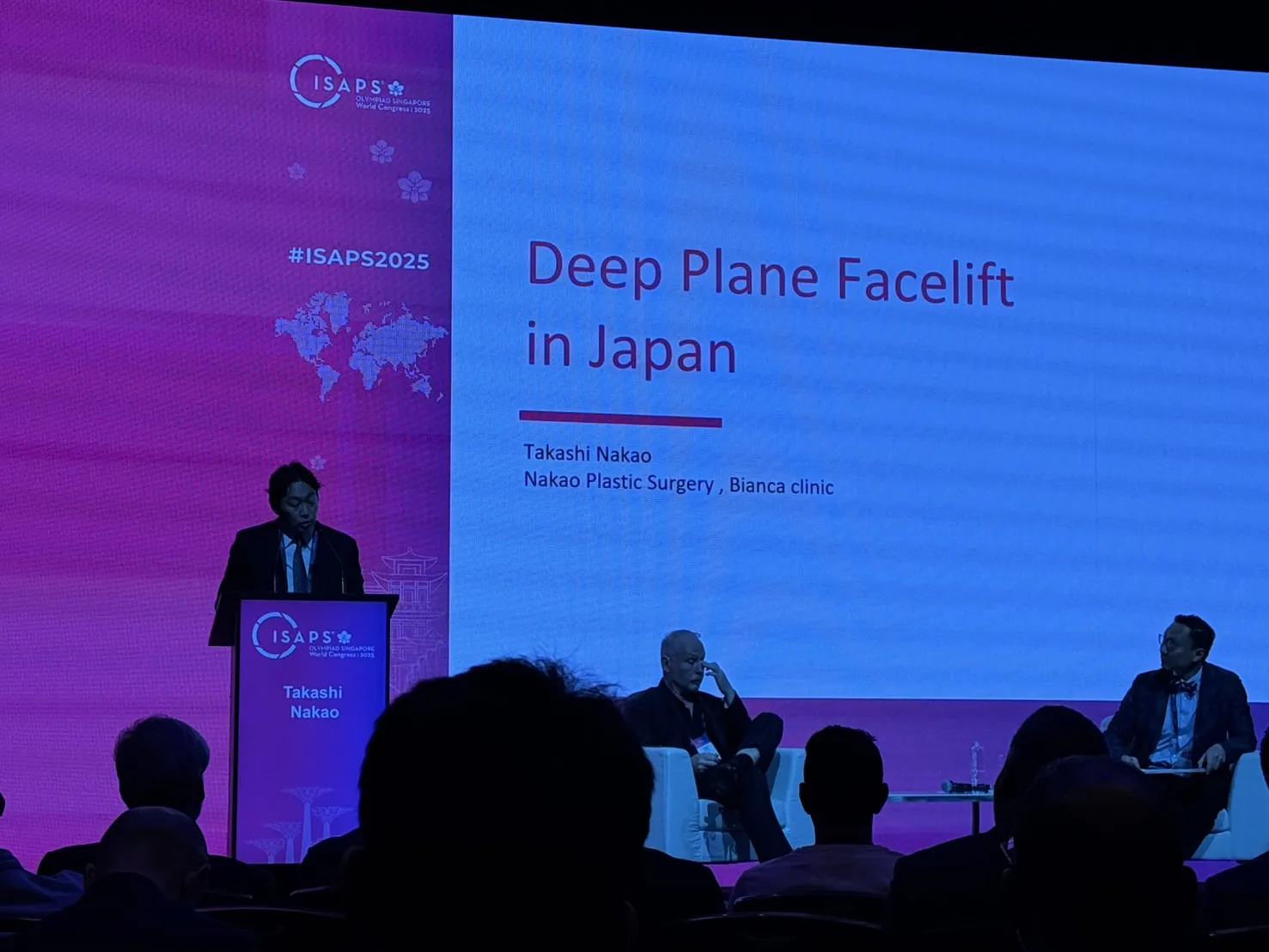 ISAPSシンガポール　国際美容外科で発表